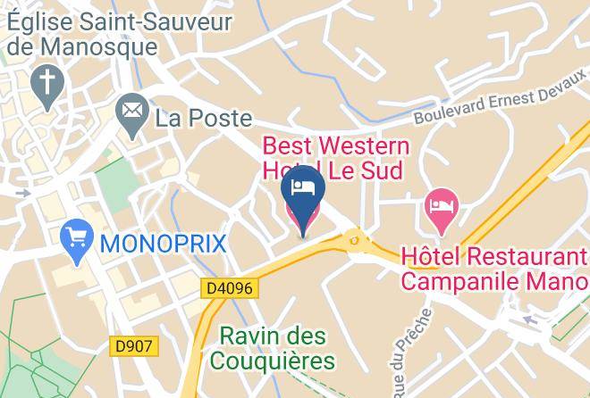 Alpes De Haute Provence - Best Western Hotel Le Sud Maps