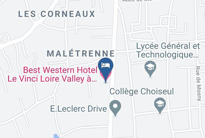 Indre Et Loire - Best Western Hotel Le Vinci Loire Valley A Amboise Maps