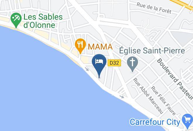 Vendee - Hotel Les Roches Noires Maps