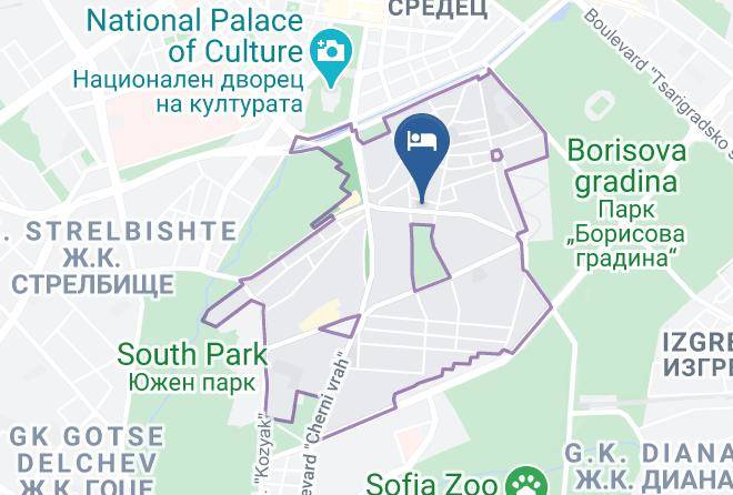Sofia - Best Western Hotel Lozenets Maps