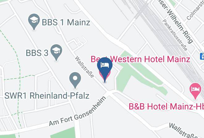 Mainz - Best Western Hotel Mainz Maps