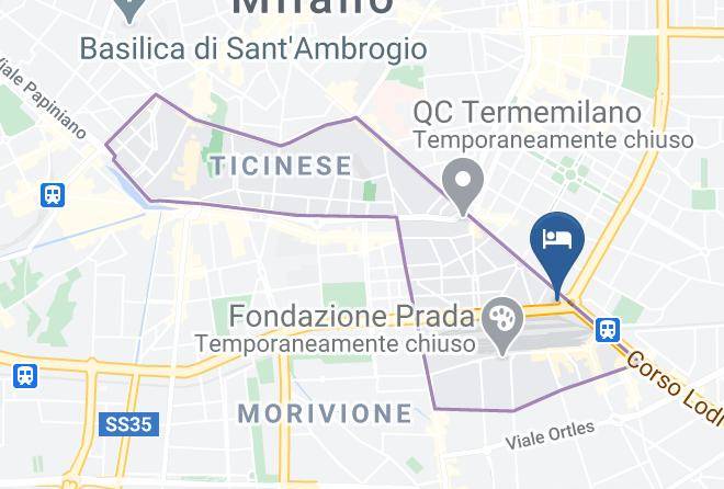 Milan - Best Western Hotel Major Maps