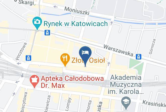 Katowice - Best Western Hotel Mariacki Maps