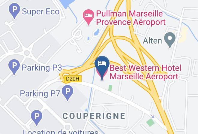 Bouches Du Rhone - Best Western Hotel Marseille Aeroport Maps