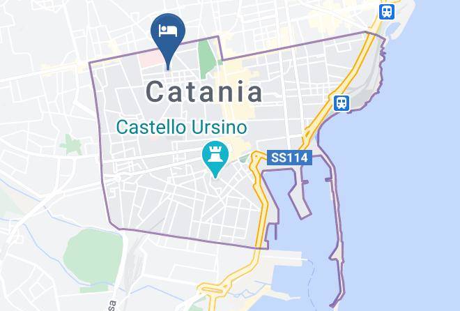 Catania - Best Western Hotel Mediterraneo Maps