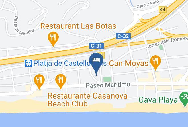 Barcelona - Best Western Hotel Mediterraneo Maps