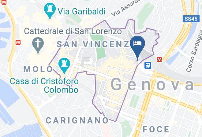 Genoa - Best Western Hotel Moderno Verdi Maps