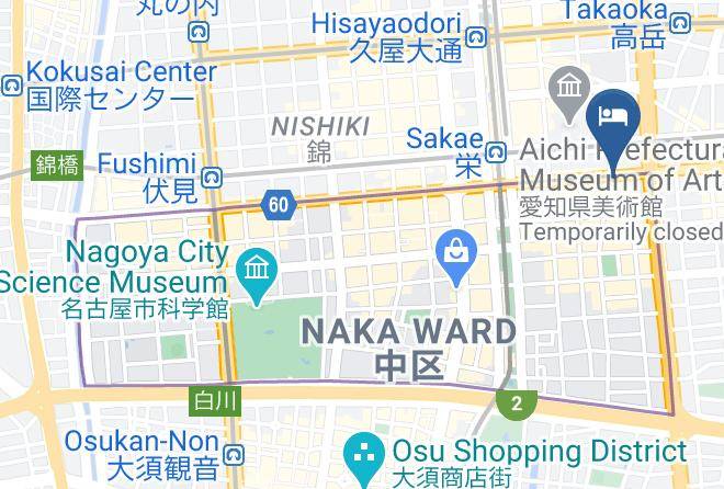 Best Western Hotel Nagoya Map - Aichi Pref - Nagoya City Naka Ward