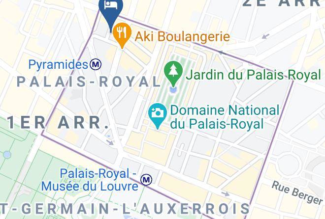 Paris - Hotel Paris Louvre Opera Maps