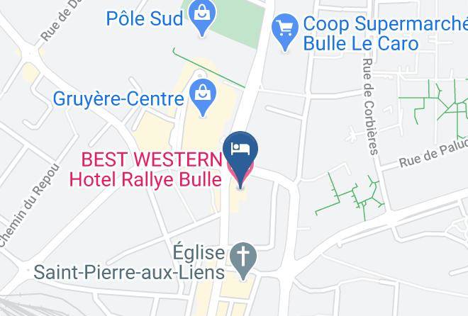 La Gruyere - Best Western Hotel Rallye Bulle Maps