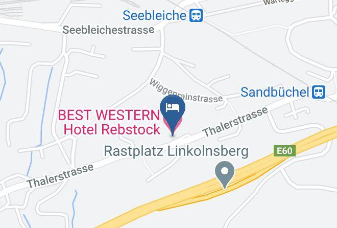 Rorschach - Best Western Hotel Rebstock Maps