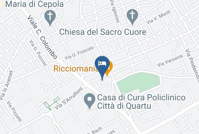 Cagliari - Best Western Hotel Residence Italia Maps