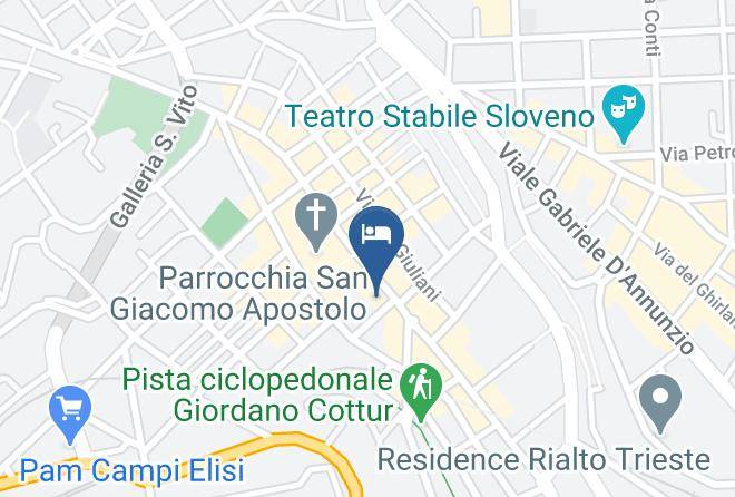 Trieste - Best Western Hotel San Giusto Maps