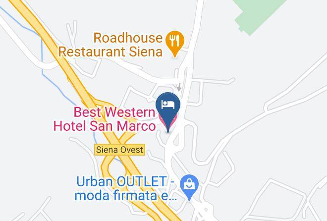 Siena - Best Western Hotel San Marco Maps