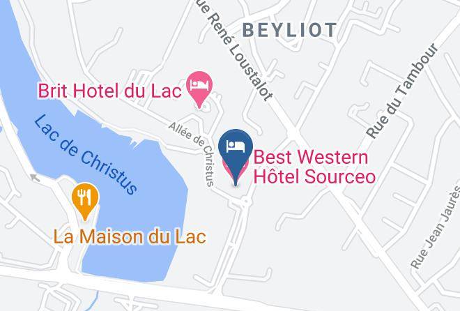 Landes - Best Western Hotel Sourceo Maps