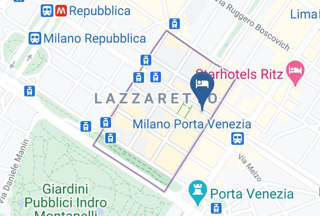Milan - Hotel St George Maps