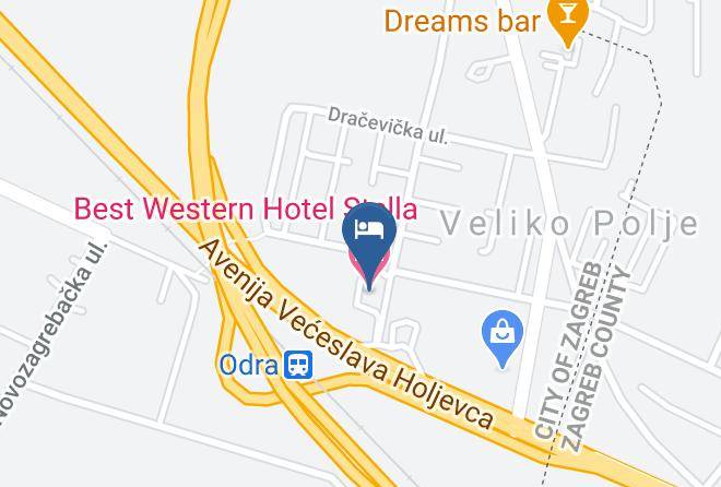 Zagreb - Best Western Hotel Stella Maps