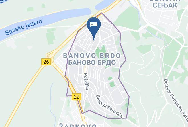 Belgrade City - Hotel Golden Hill Beograd Maps