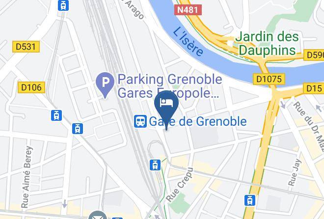 Isere - Best Western Hotel Terminus Maps