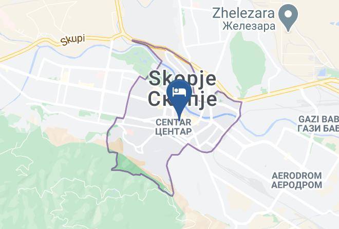 Skopje - Best Western Hotel Tourist Maps