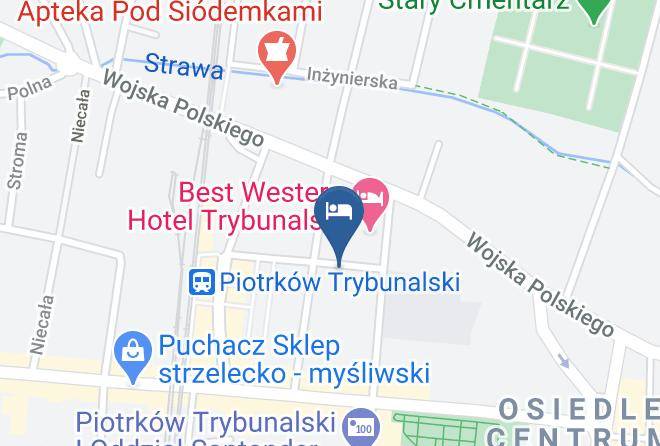 Piotrkow Trybunalski - Best Western Hotel Trybunalski Maps