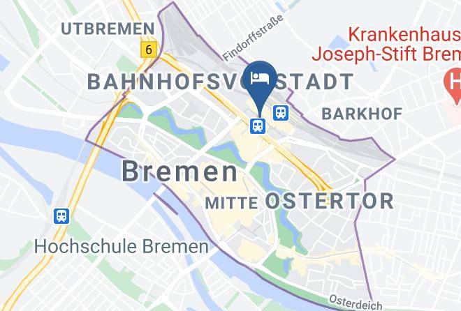 Stadt Bremen - Best Western Hotel Zur Post Maps