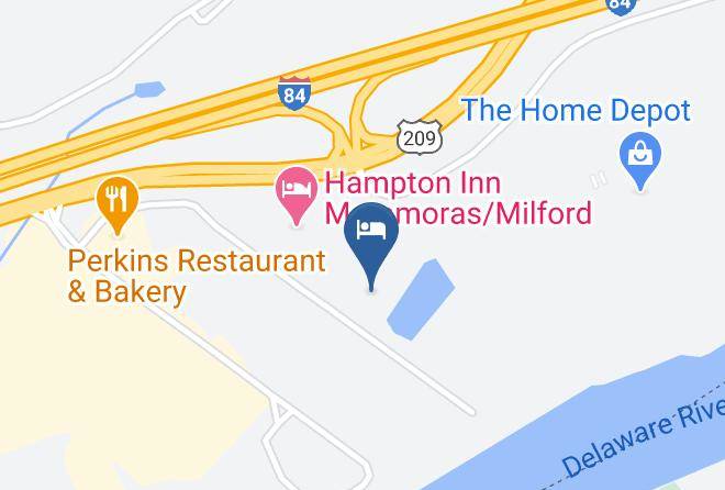 Best Western Hunt's Landing Hotel Matamoras Milford Map