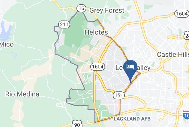 Bexar - Best Western Ingram Park Inn Maps
