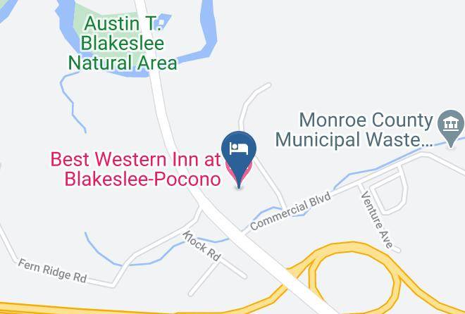 Best Western Inn At Blakeslee Pocono Map