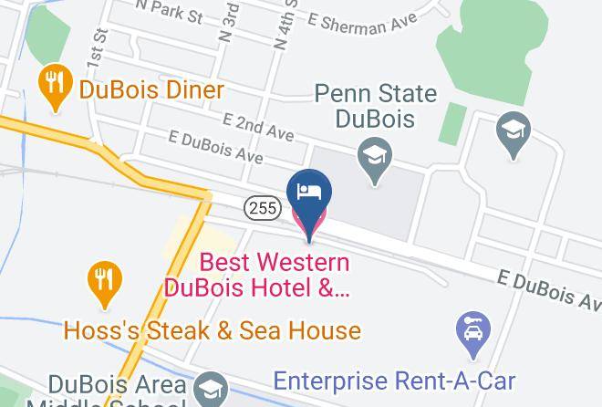 Clearfield - Best Western Dubois Hotel & Conference Center Maps