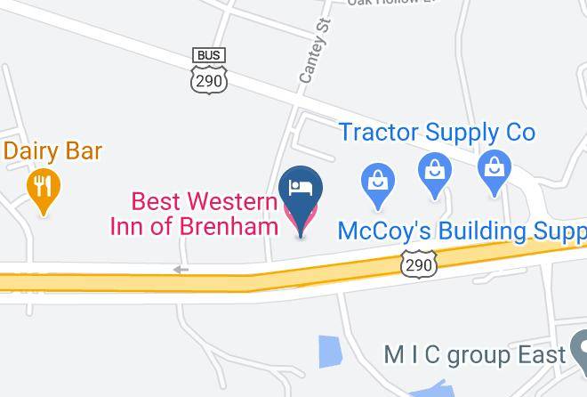 Washington - Best Western Inn Of Brenham Maps