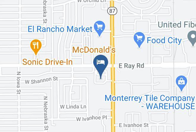 Maricopa - Best Western Inn Of Chandler Maps