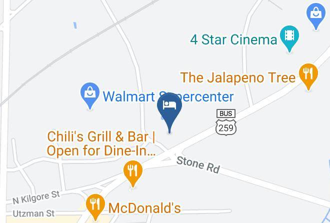 Gregg - Best Western Inn Of Kilgore Maps