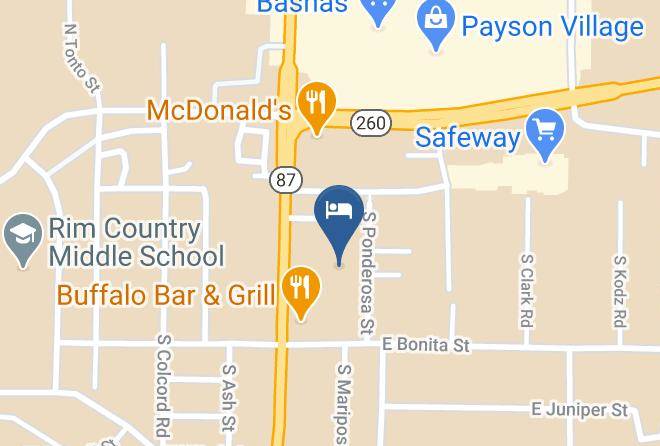 Gila - Best Western Inn Of Payson Maps