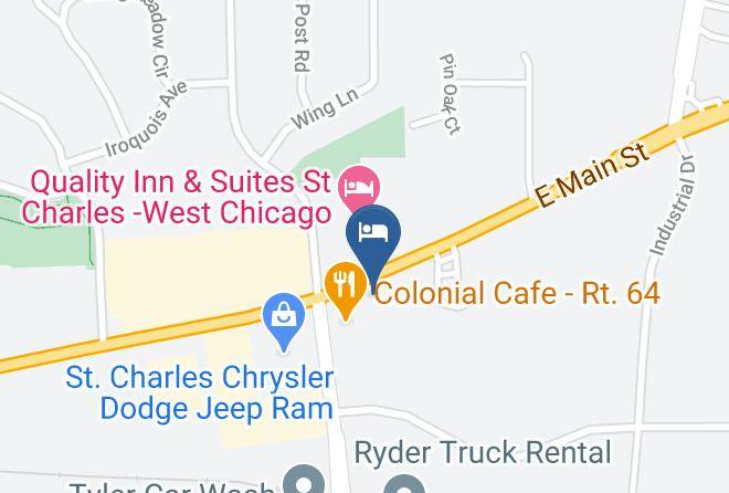 Kane - Best Western Inn Of St Charles Maps