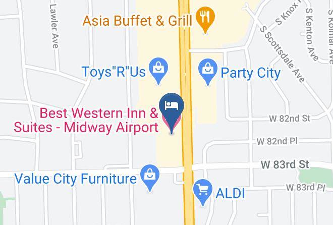 Cook - Best Western Inn & Suites Midway Airport Maps