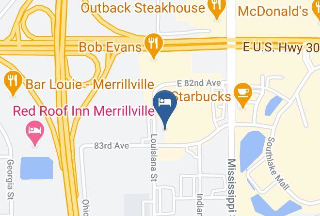 Lake - Best Western Inn & Suites Of Merrillville Maps