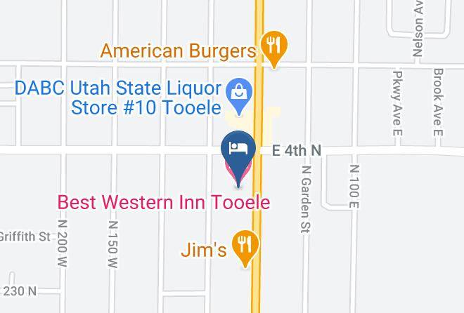 Tooele - Best Western Inn Tooele Maps
