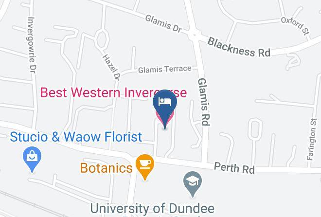 Best Western Dundee Invercarse Hotel Map