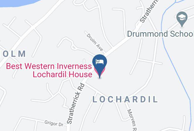 Highland - Best Western Inverness Lochardil House Hotel Maps
