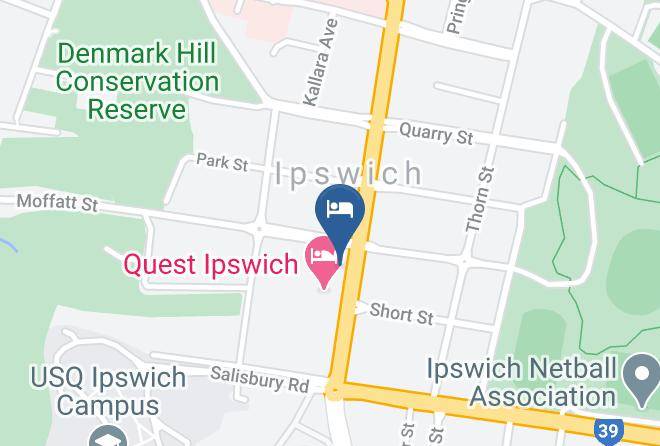 Ipswich - Best Western Ipswich Heritage Motor Inn Maps