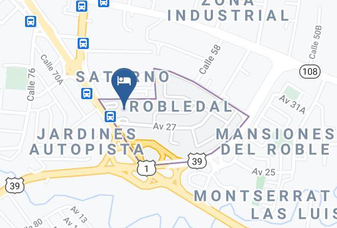 San Jose - Irazu Hotel & Studios Maps