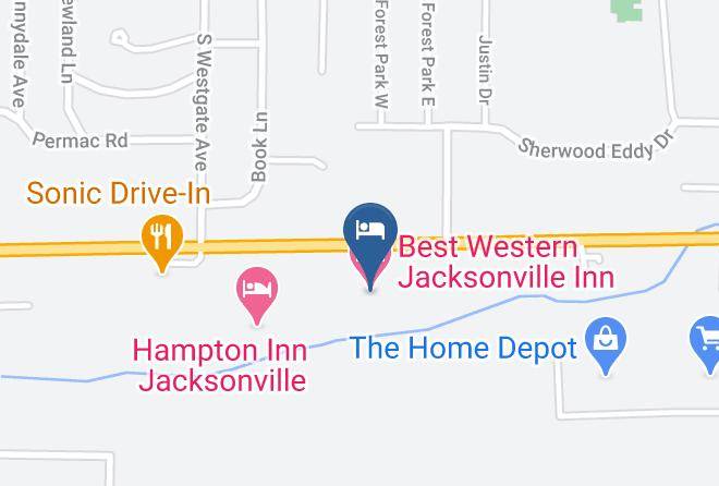 Morgan - Best Western Jacksonville Inn Maps