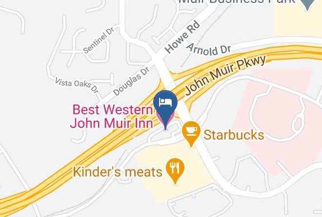 Contrata - Best Western John Muir Inn Maps