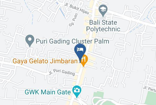 Best Western Kamala Jimbaran Map