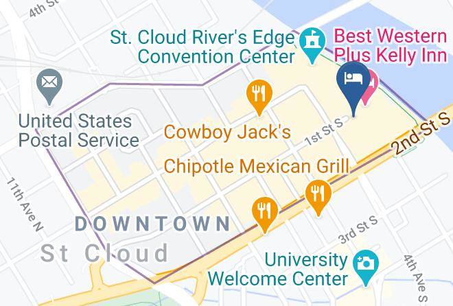 Best Western Kelly Inn Map