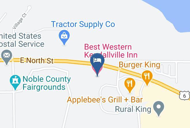 Noble - Best Western Kendallville Inn Maps