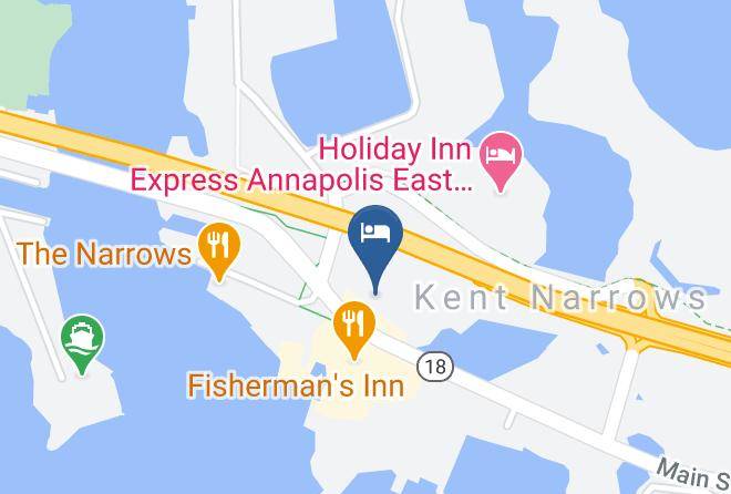 Queen Anne S - Best Western Kent Narrows Inn Maps