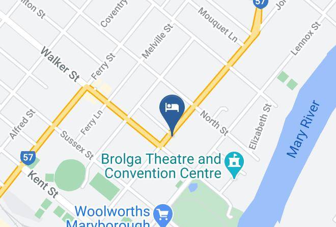 Fraser Coast - Best Western Kimba Lodge Maps