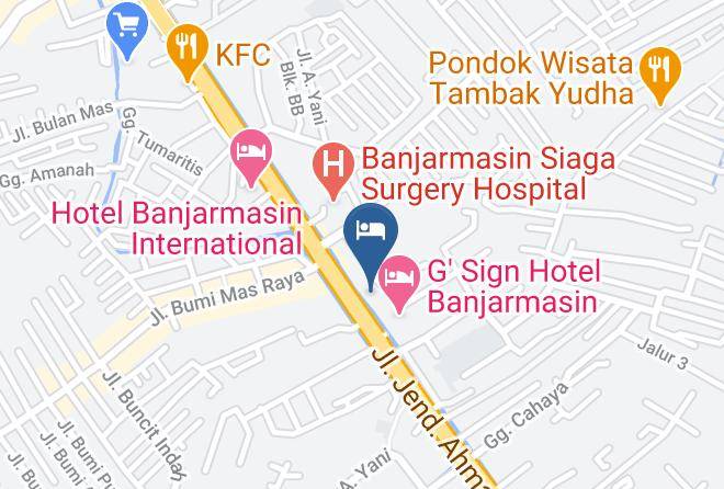 Banjarmasin - Best Western Kindai Hotel Maps